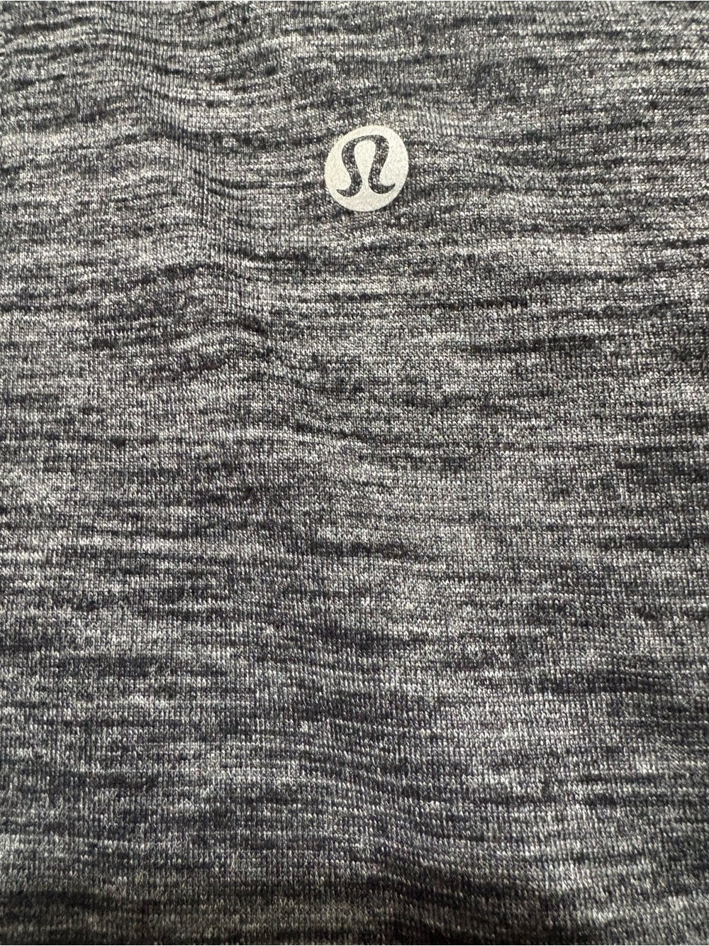 Lululemon Athletica Racerback Tank Top Size 4 Heathered Gray Black Yoga Gymm - Picture 3 of 6